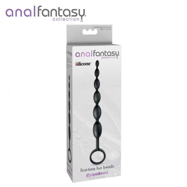 ANAL FANTASY Silicone Anal Beads - bile anale din silicon pentru incepatori 21cm