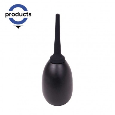 KIOTOS Cleanuno Anal Douche Black - quality silicone black anal douche 175ml